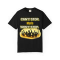 Custom Name Motivational T-Shirt – Can’t Stop. Won’t Stop.
