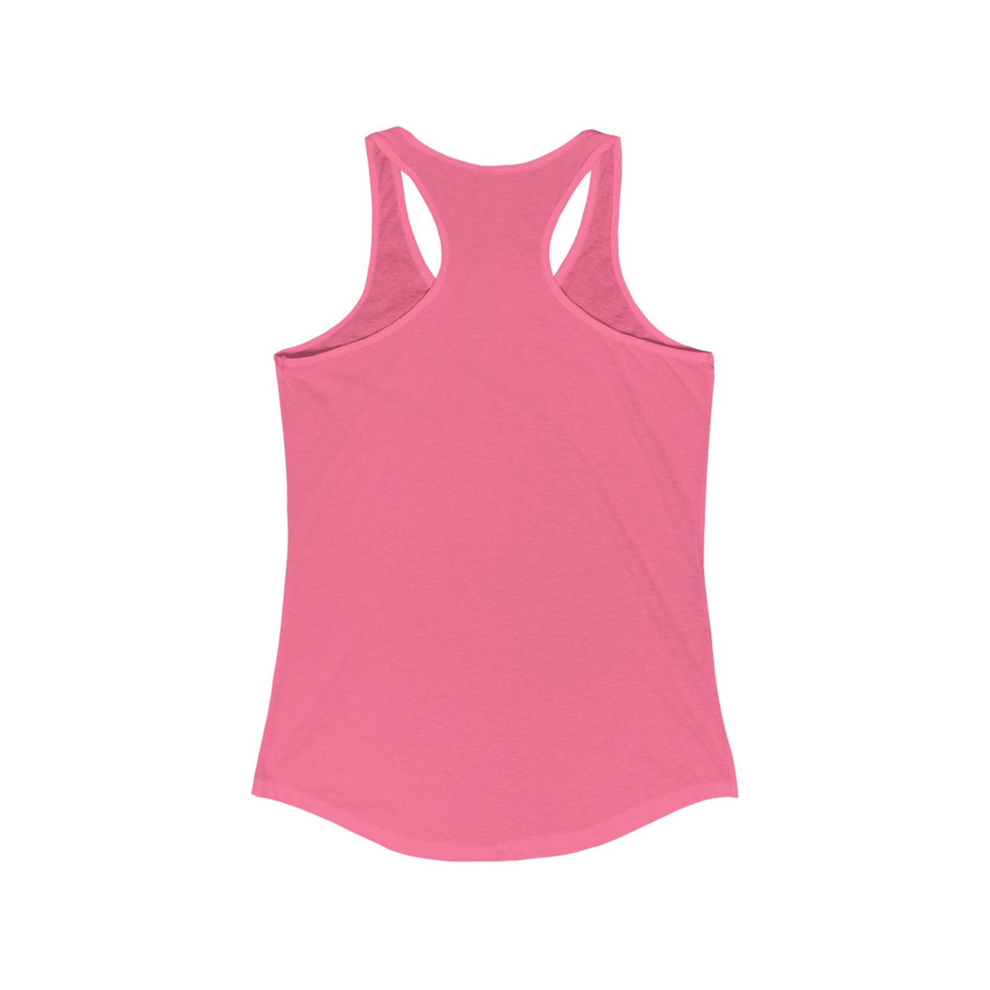 Weights first emotions later Women's Racerback Tank