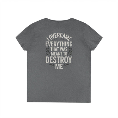 Women's V Neck-Strength in Motion