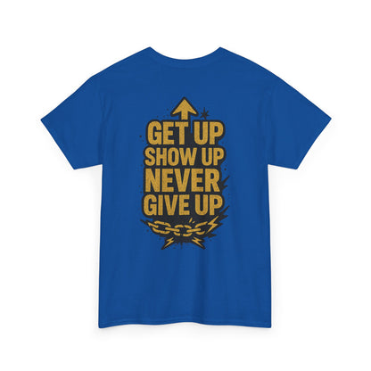 Fall Seven Times, Stand Up Eight. Unisex Heavy Cotton Tee