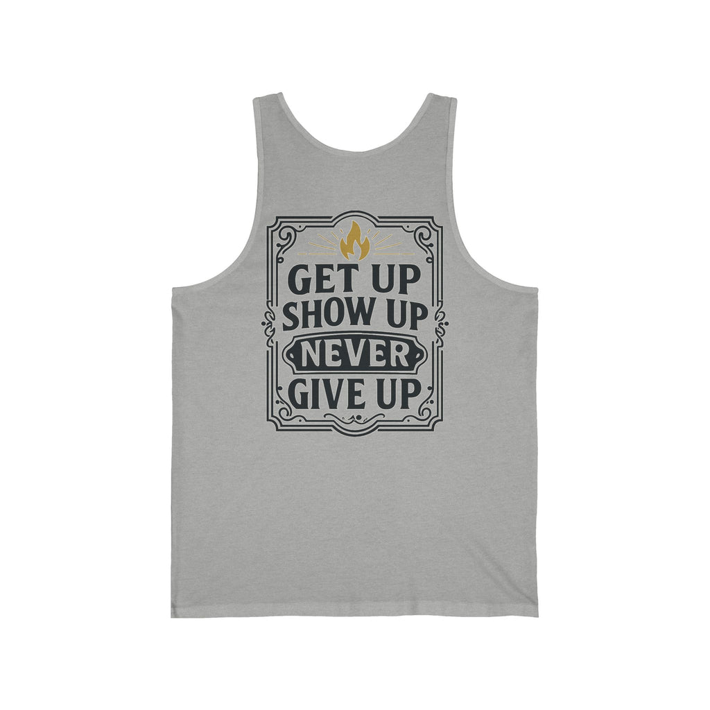 Discipline outlives motivation muscle tank