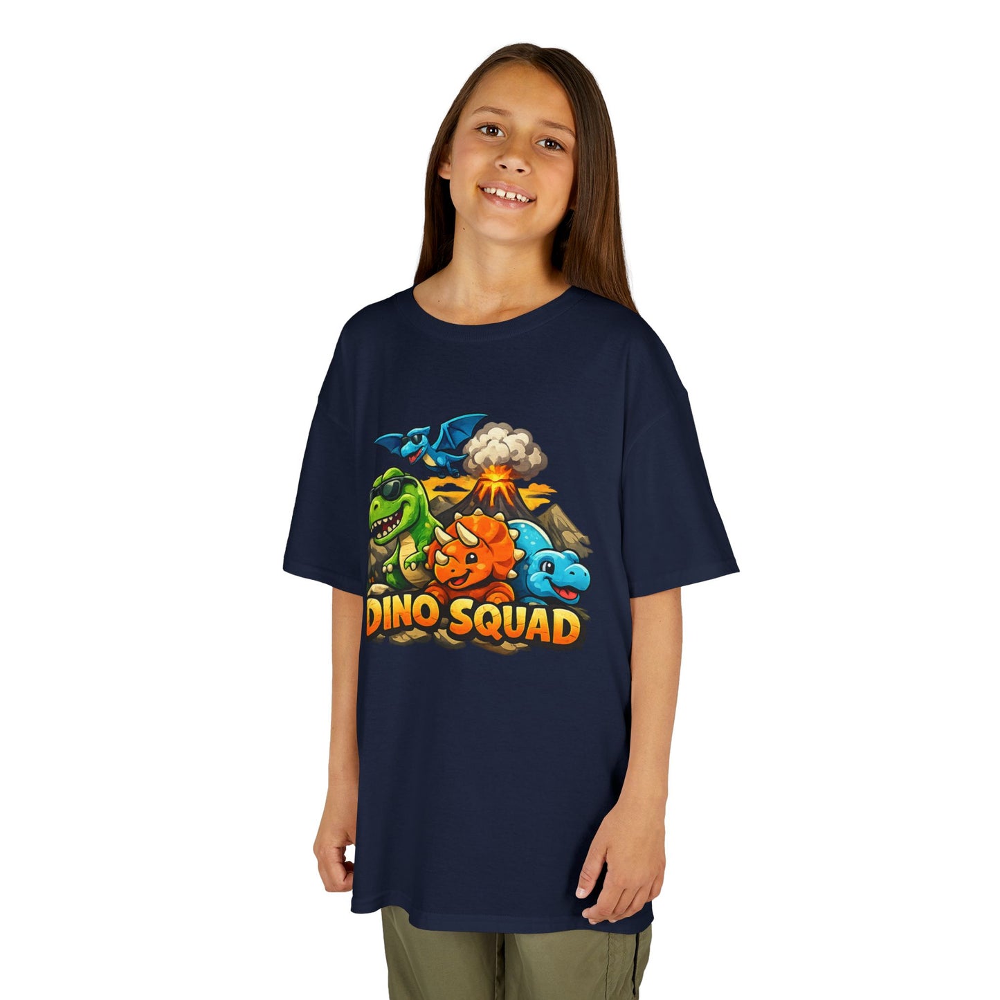 Kids Heavy Cotton™ Tee "Dino Squad"