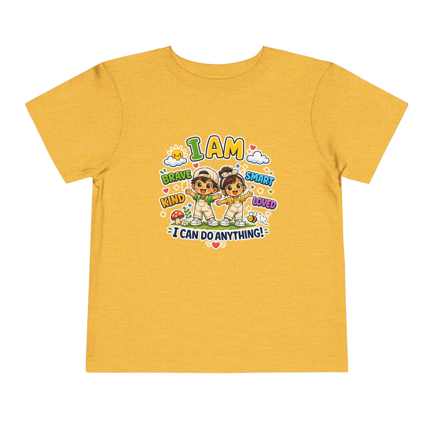 Toddler Motivational T-Shirt | Inspirational Kids Graphic Tee | Soft Cotton Toddler Shirt | Positive Mindset Children's Clothing | Everyday Comfort Tee