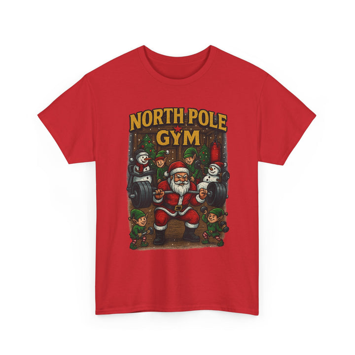North Pole Gym. Unisex Heavy Cotton Tee