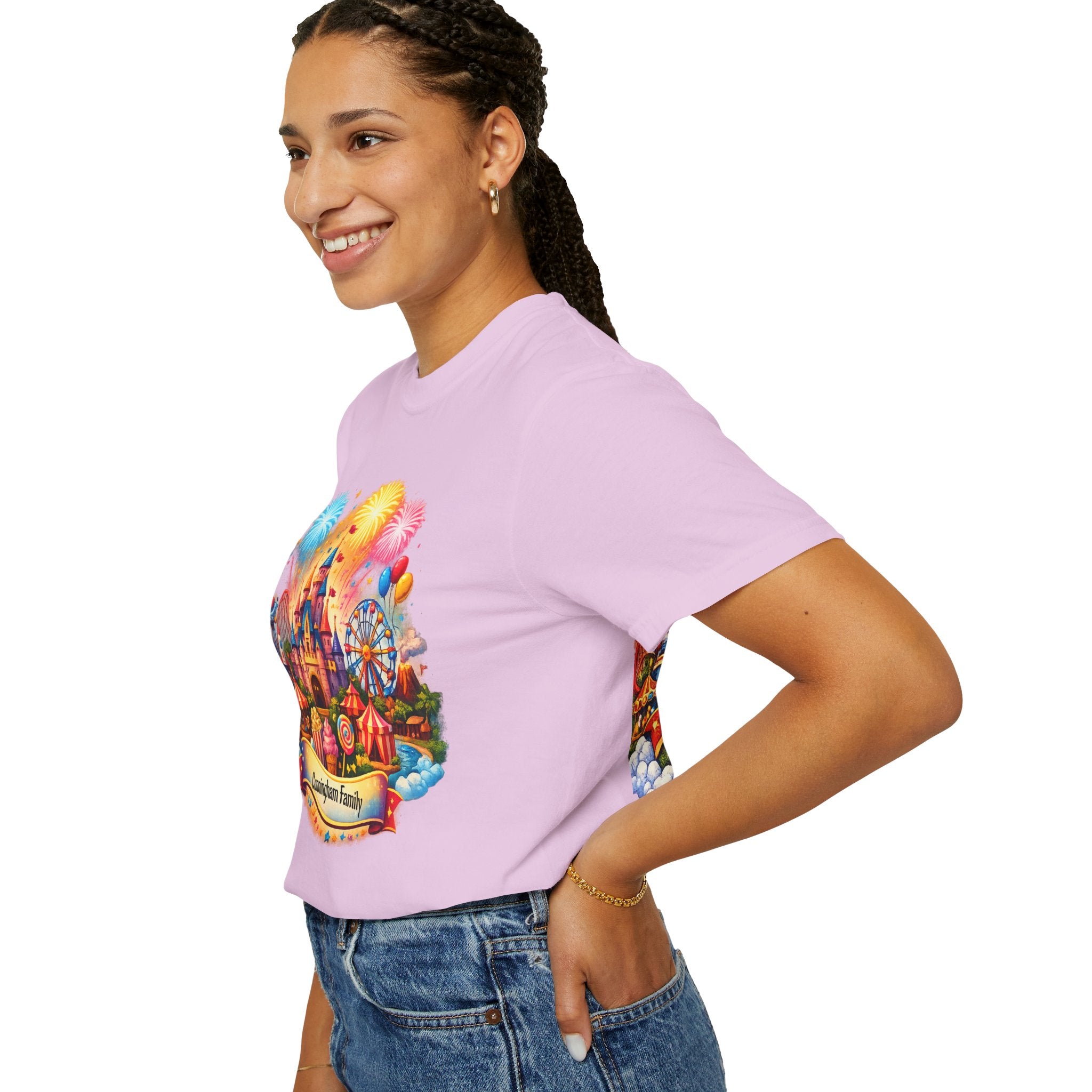Customizable Name Graphic T-Shirt – for Disney Trips, Theme Park Vacations