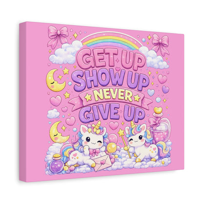 Kids Inspirational Canvas Wall Art – Premium Motivational Canvas Print for Bedroom, Playroom & Nursery Décor