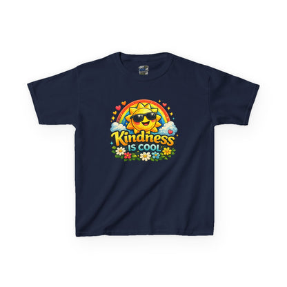 Kids Heavy Cotton™ Tee "Kindness is Cool"