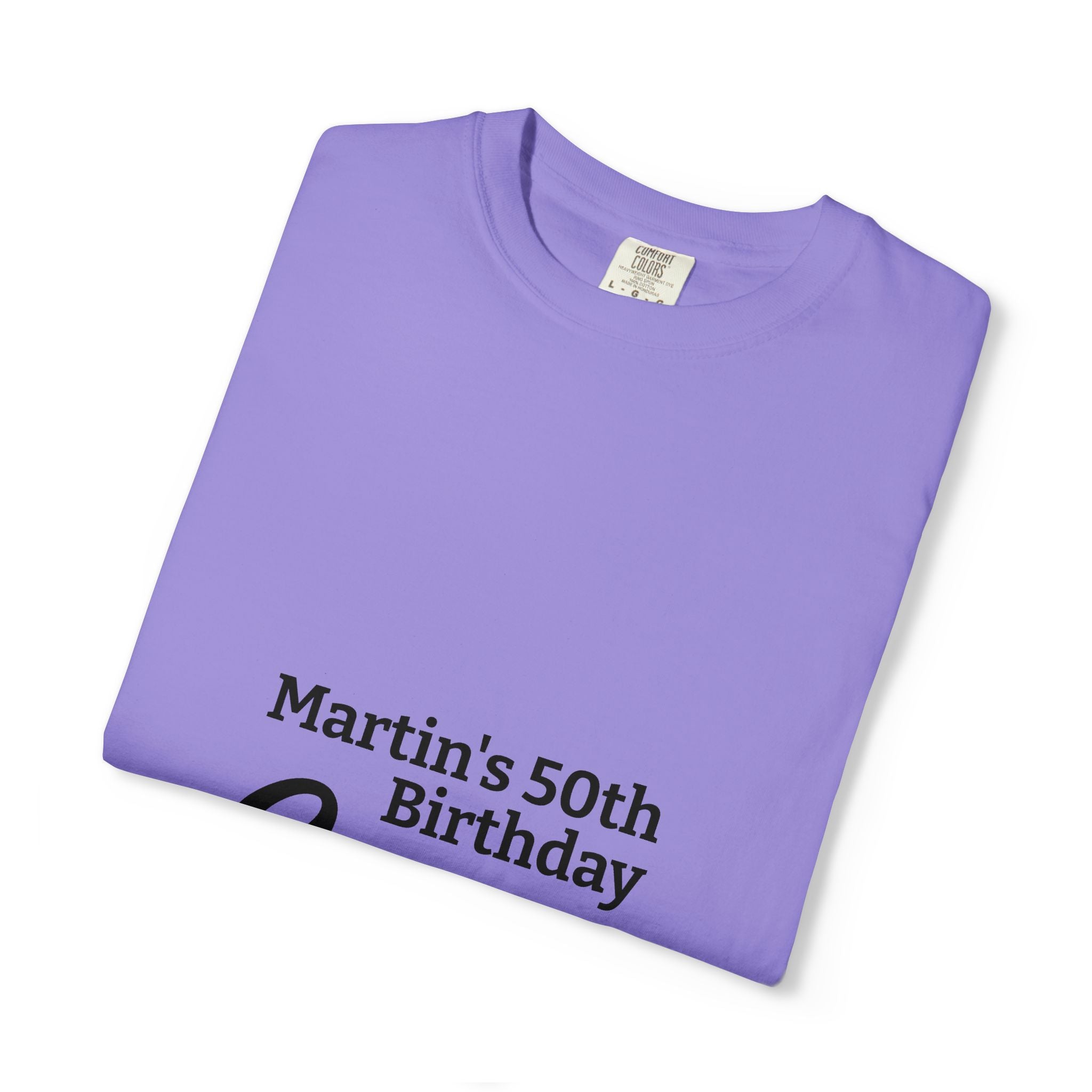 Custom Name & Age Birthday Crew T-Shirt – Personalized Group Shirt