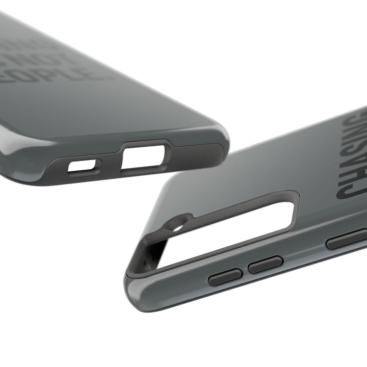 Chasing PRs Not People. Tough Phone Case