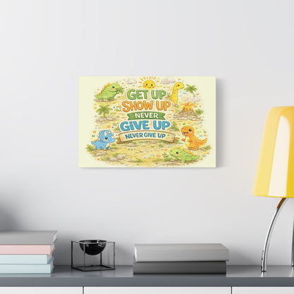 Kids Inspirational Canvas Wall Art – Premium Motivational Canvas Print for Bedroom, Playroom & Nursery Décor