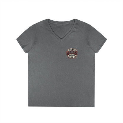 Women's V Neck-Strength in Motion