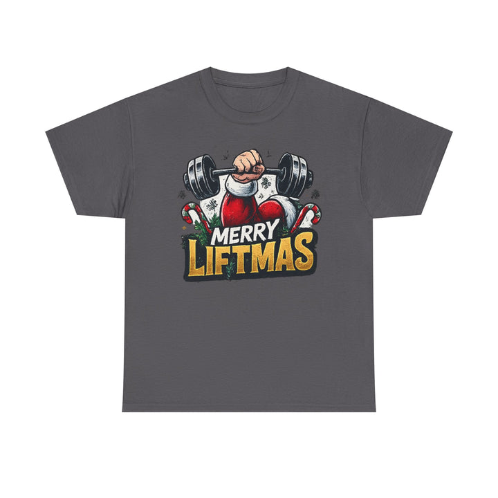 Merry Liftmas Unisex Heavy Cotton Tee