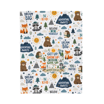 Kids Plush Velveteen Blanket – Ultra Soft Cozy Throw Blanket for Boys & Girls | Warm Lightweight Blanket for Bed, Nap Time & Gifts