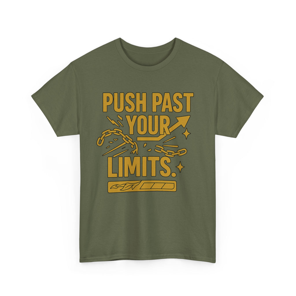 Push Past Your Limits. Unisex Heavy Cotton Tee