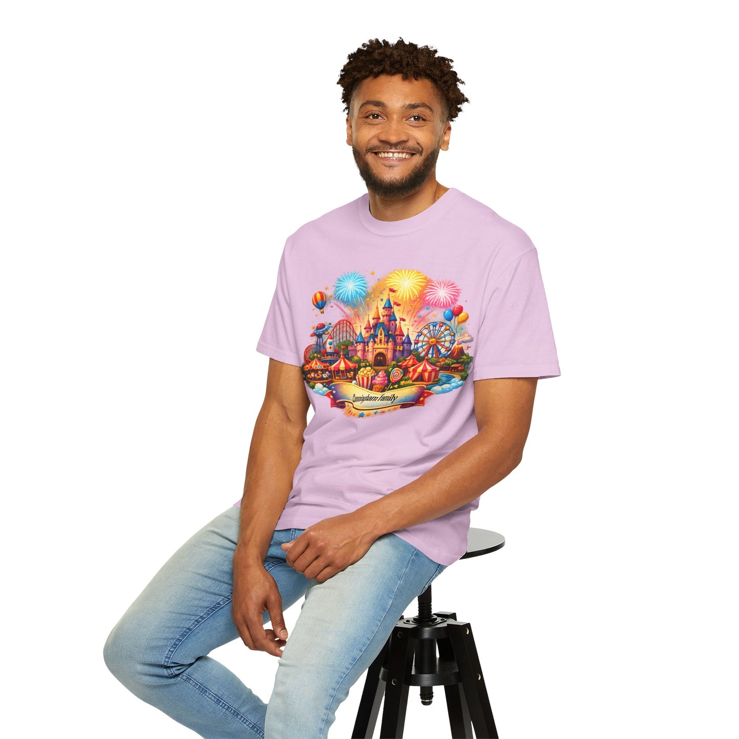 Customizable Name Graphic T-Shirt – for Disney Trips, Theme Park Vacations