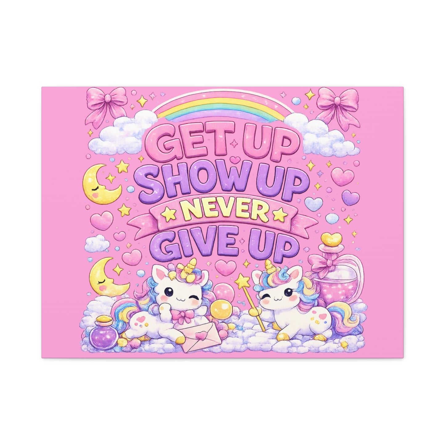 Kids Inspirational Canvas Wall Art – Premium Motivational Canvas Print for Bedroom, Playroom & Nursery Décor