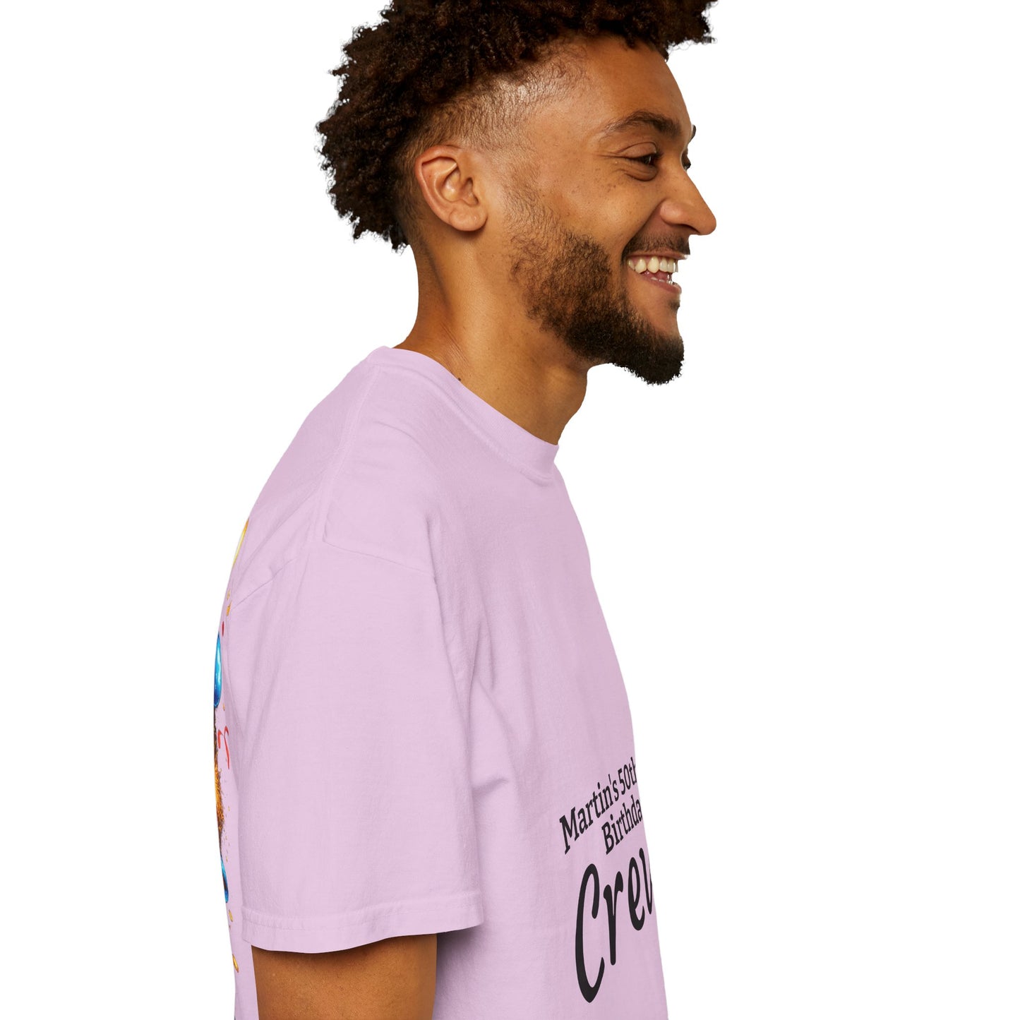 Custom Name & Age Birthday Crew T-Shirt – Personalized Group Shirt
