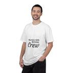 Custom Name & Age Birthday Crew T-Shirt – Personalized Group Shirt