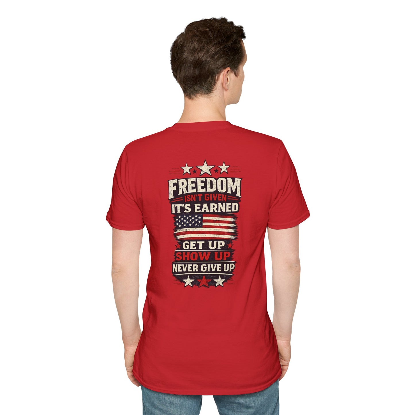 Patriotic 4th of July Unisex T-Shirt | Soft USA Independence Day Tee | American Pride Graphic Shirt for Men & Women