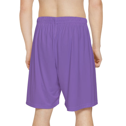 Relentless Performance Men’s Sports Shorts (Light Purple)