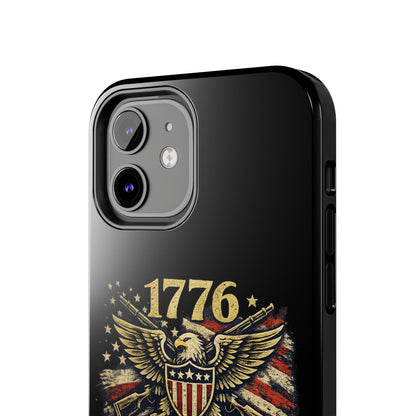Patriotic 4th of July Tough Phone Case | Shockproof Protective Cover for iPhone & Samsung | USA Independence Day Design
