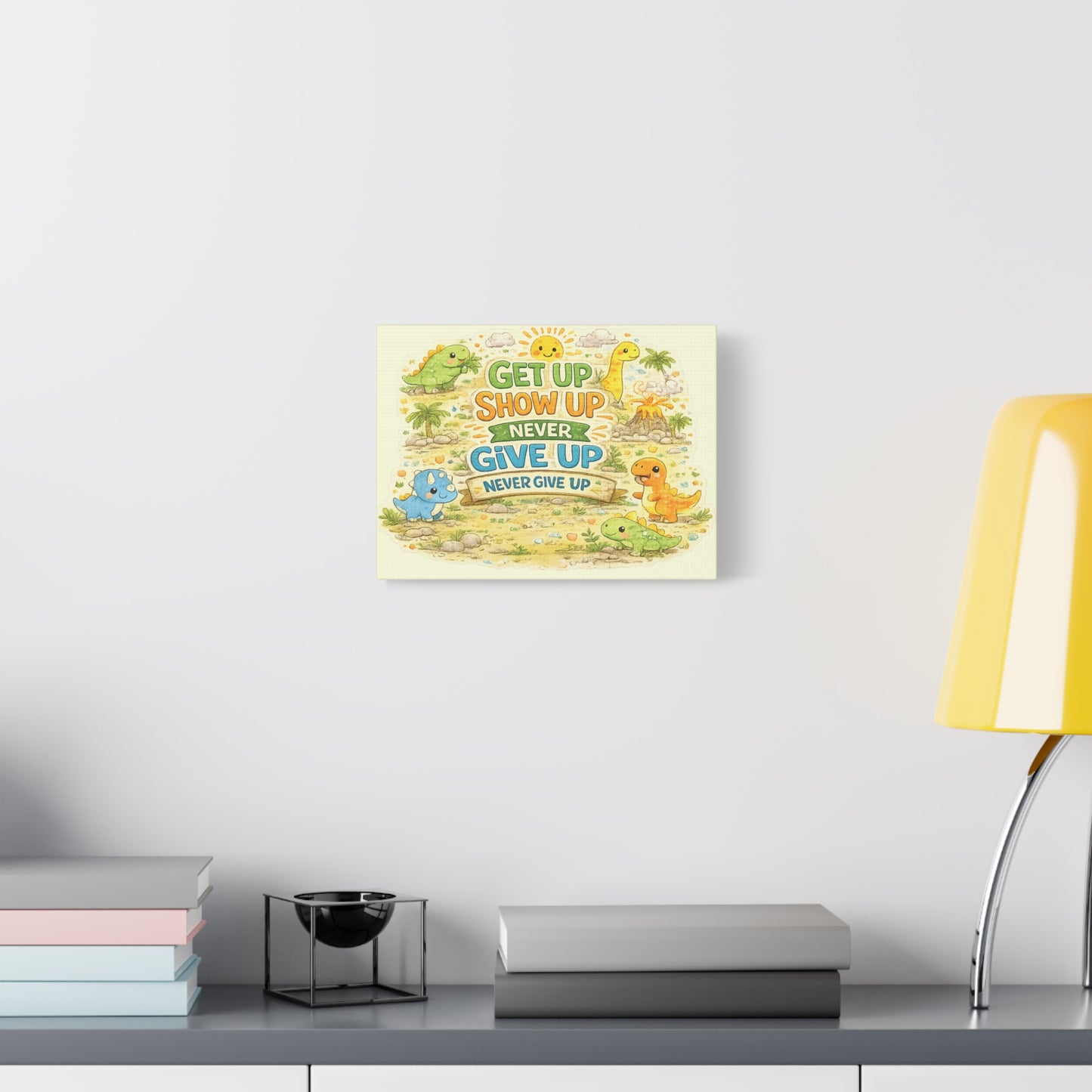 Kids Inspirational Canvas Wall Art – Premium Motivational Canvas Print for Bedroom, Playroom & Nursery Décor