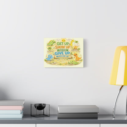 Kids Inspirational Canvas Wall Art – Premium Motivational Canvas Print for Bedroom, Playroom & Nursery Décor