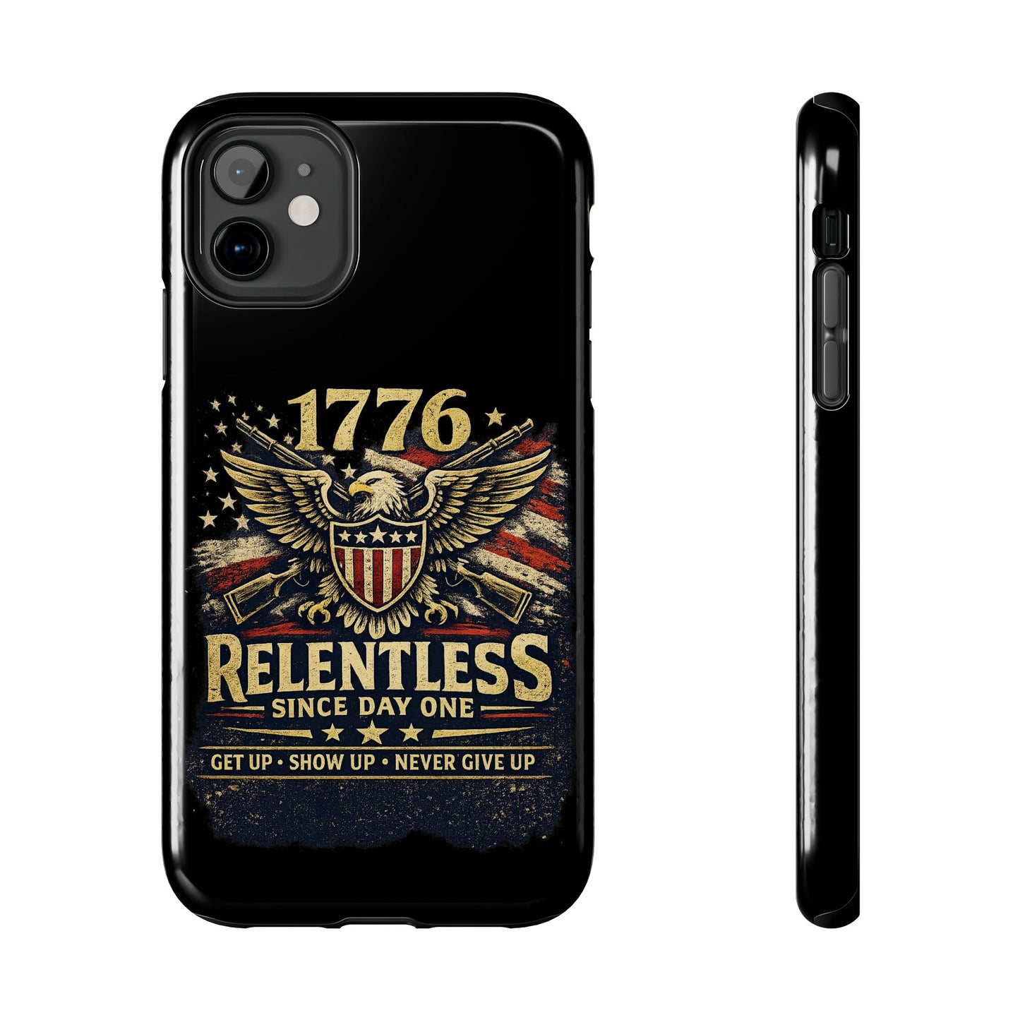 Patriotic 4th of July Tough Phone Case | Shockproof Protective Cover for iPhone & Samsung | USA Independence Day Design