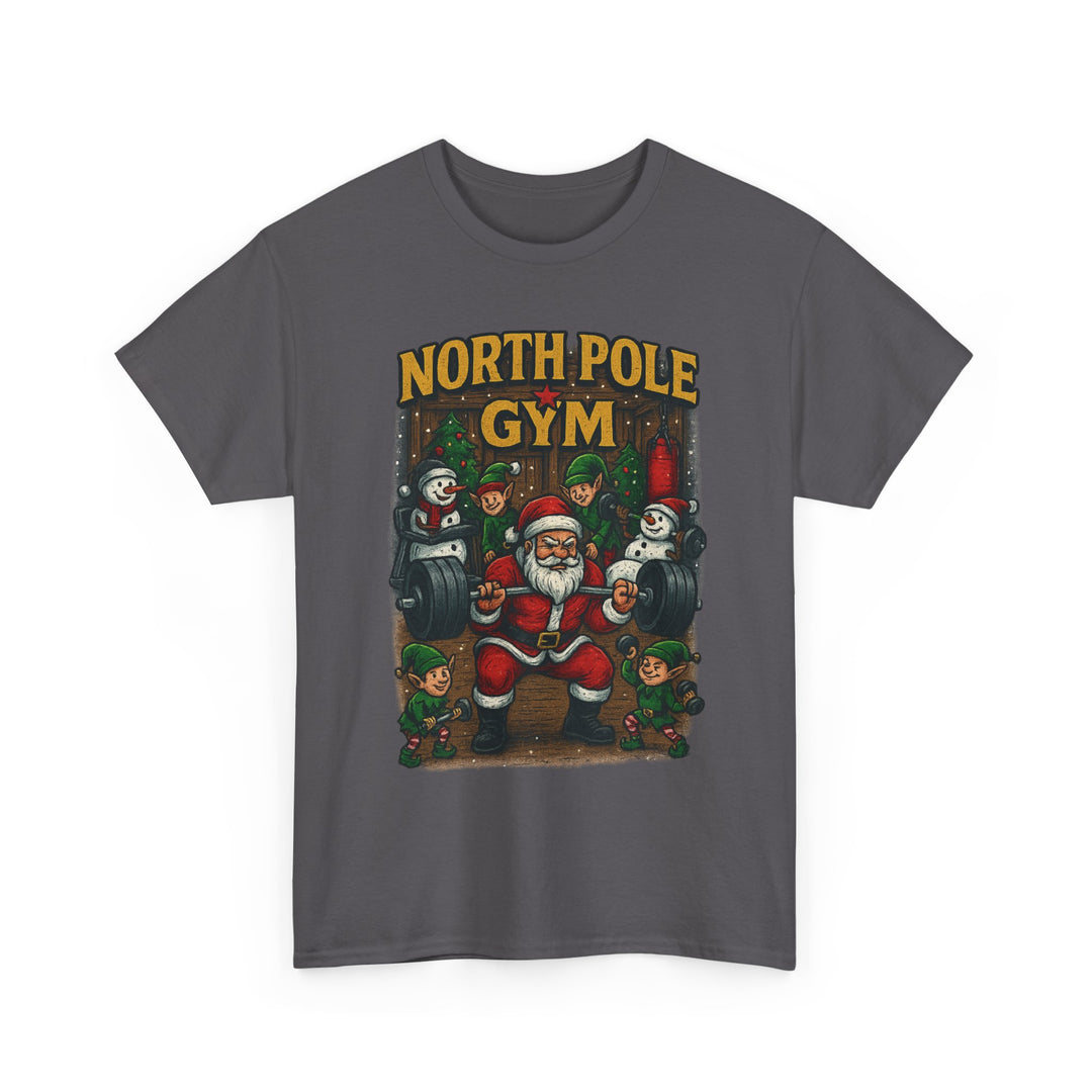 North Pole Gym. Unisex Heavy Cotton Tee