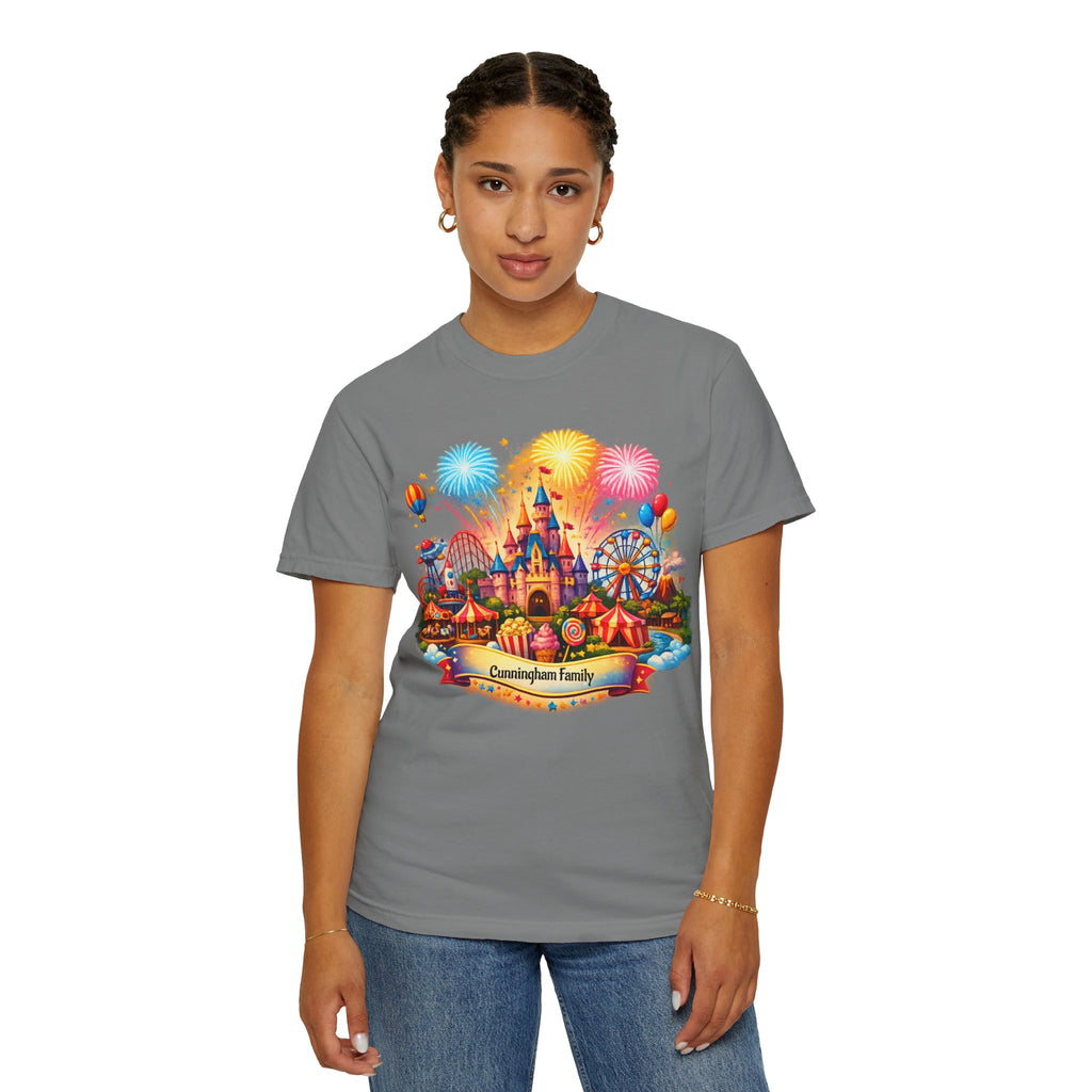 Customizable Name Graphic T-Shirt – for Disney Trips, Theme Park Vacations