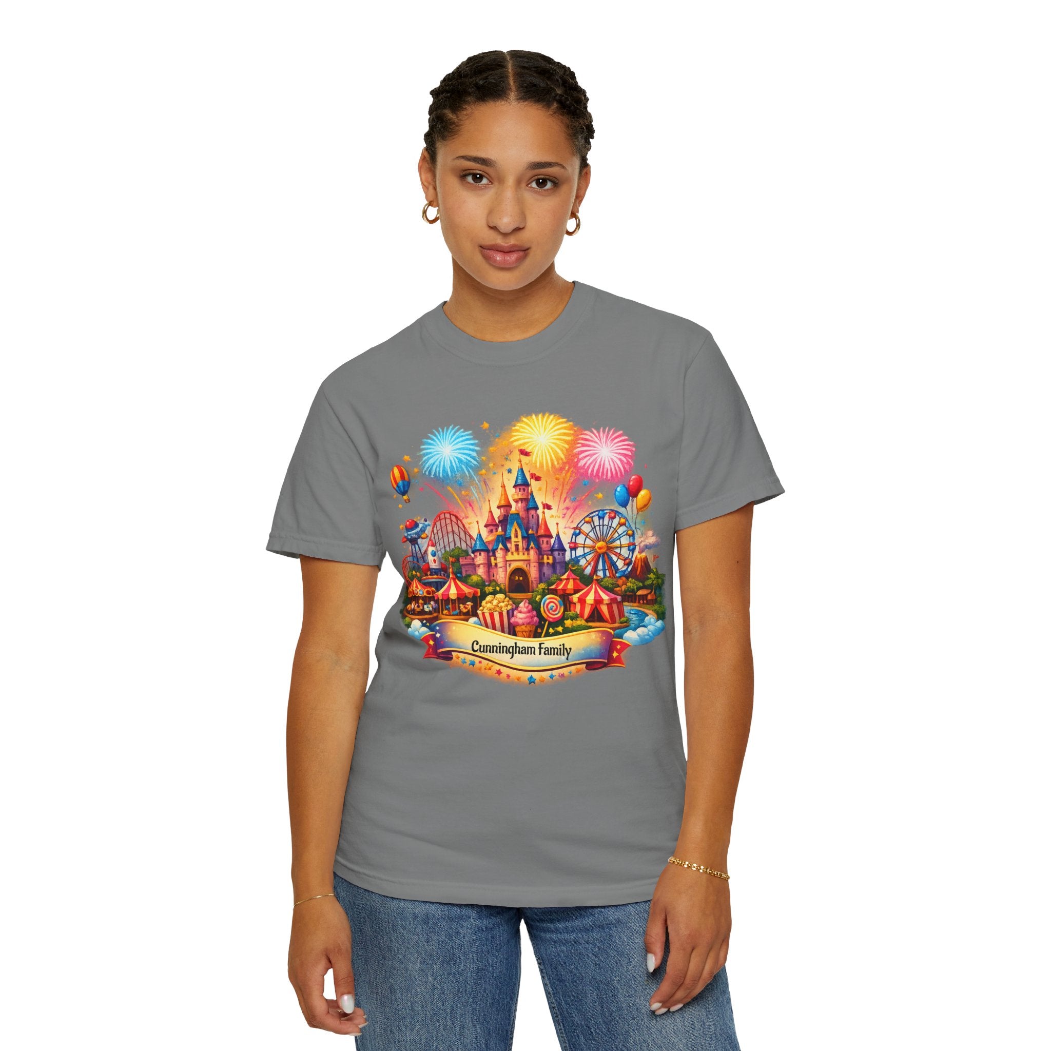 Customizable Name Graphic T-Shirt – for Disney Trips, Theme Park Vacations