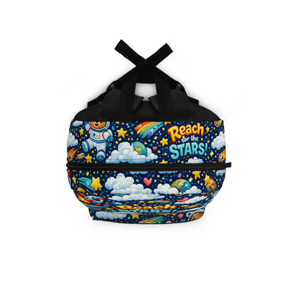 Youth/Kids Motivational Backpack "Reach For the Stars"