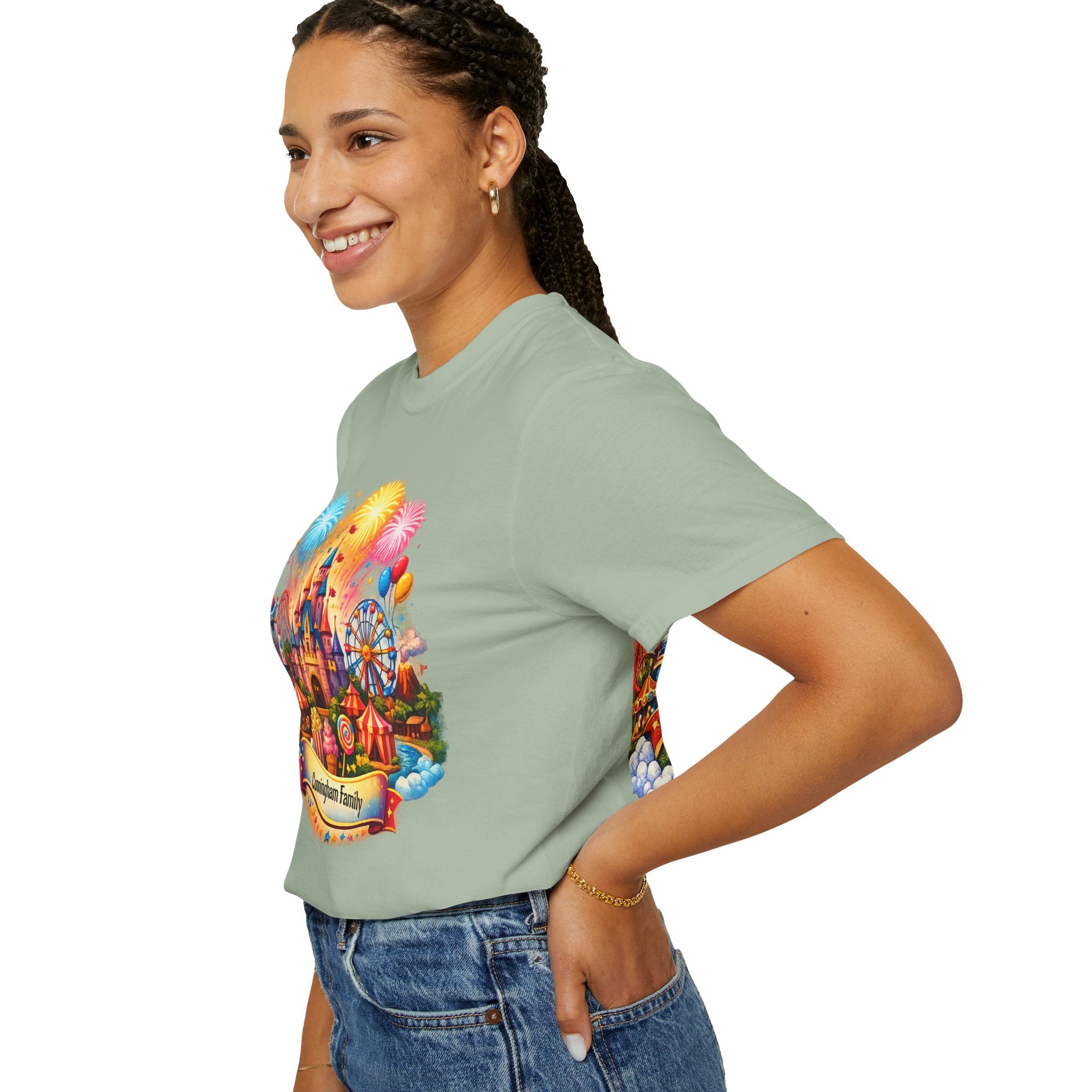 Customizable Name Graphic T-Shirt – for Disney Trips, Theme Park Vacations