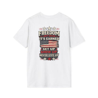 Patriotic 4th of July Unisex T-Shirt | Soft USA Independence Day Tee | American Pride Graphic Shirt for Men & Women