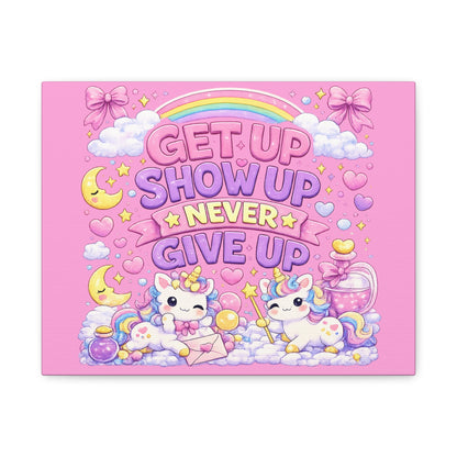 Kids Inspirational Canvas Wall Art – Premium Motivational Canvas Print for Bedroom, Playroom & Nursery Décor