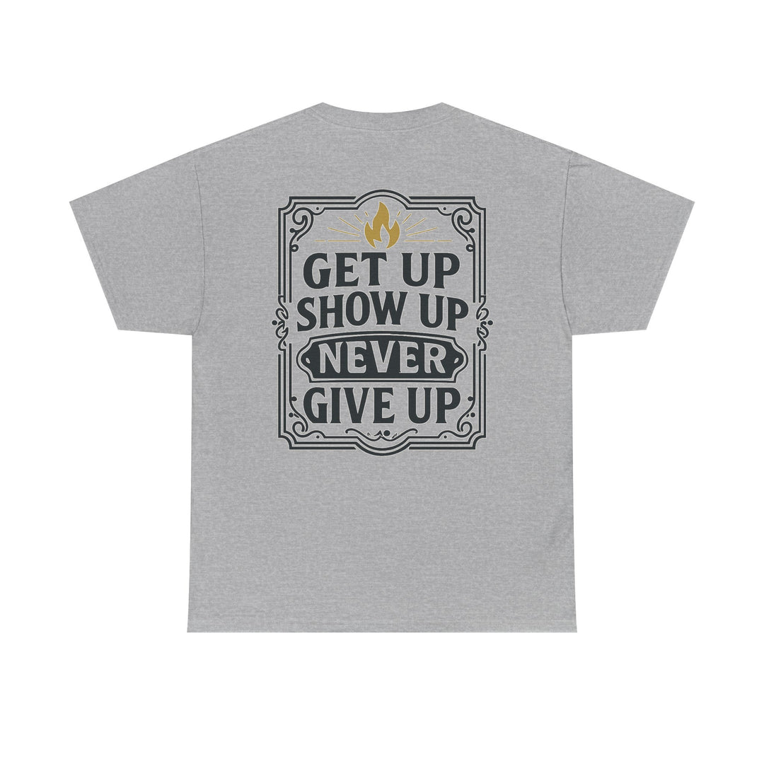 Barbells Over Breakdown. Unisex Heavy Cotton Tee