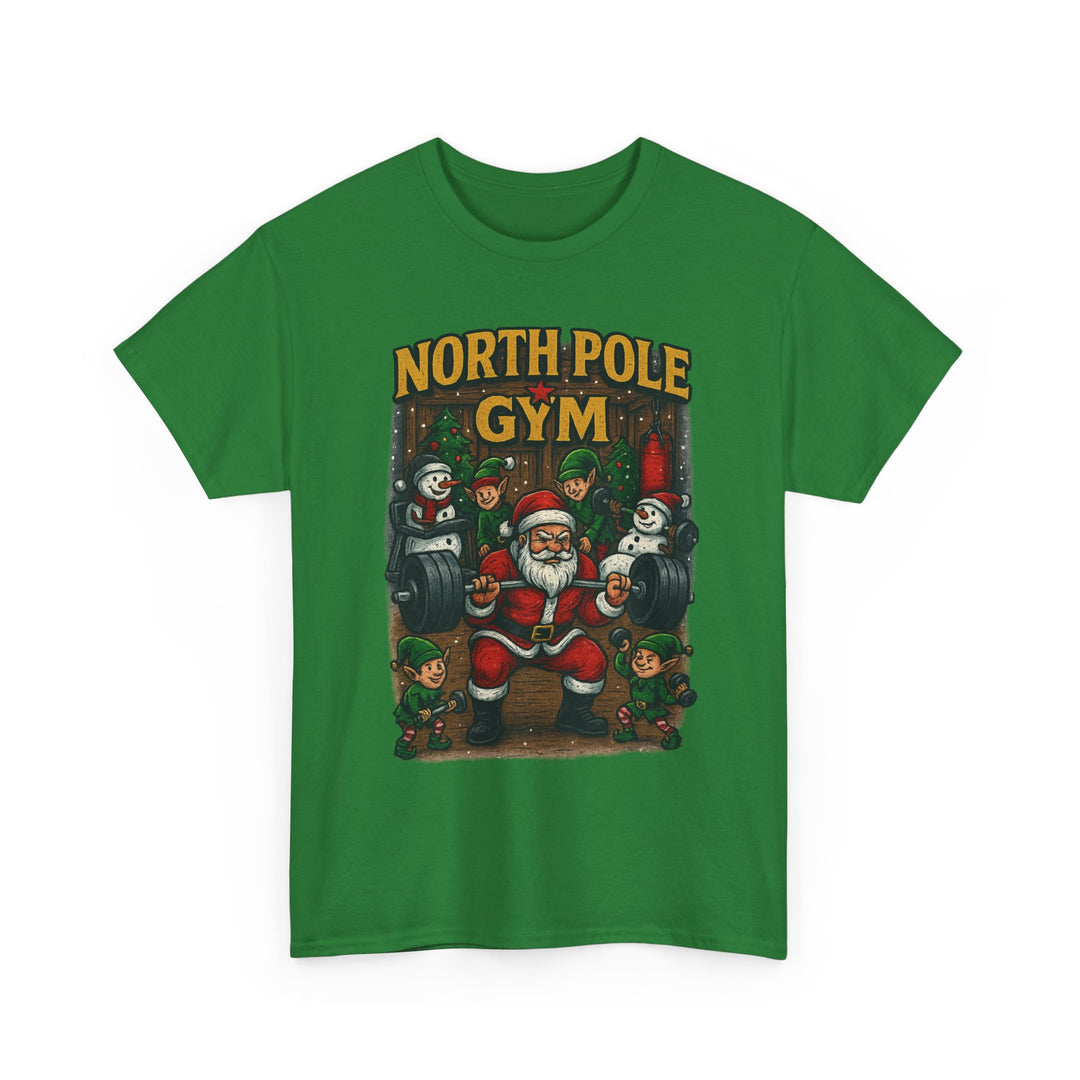 North Pole Gym. Unisex Heavy Cotton Tee