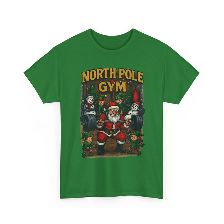 North Pole Gym. Unisex Heavy Cotton Tee