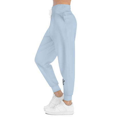 Elite Motivational UNISEX Joggers – Achieve in Comfort & Style (Light Blue)