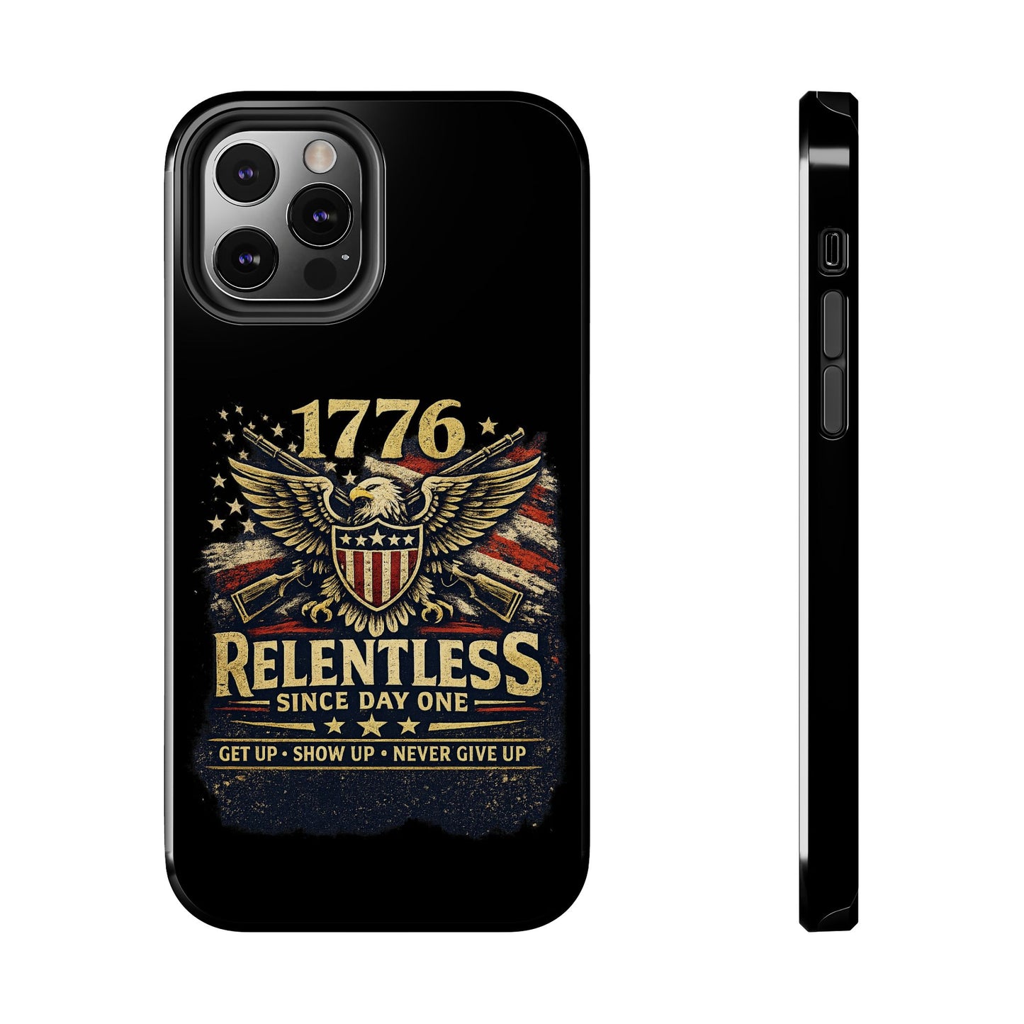 Patriotic 4th of July Tough Phone Case | Shockproof Protective Cover for iPhone & Samsung | USA Independence Day Design