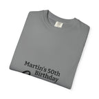 Custom Name & Age Birthday Crew T-Shirt – Personalized Group Shirt