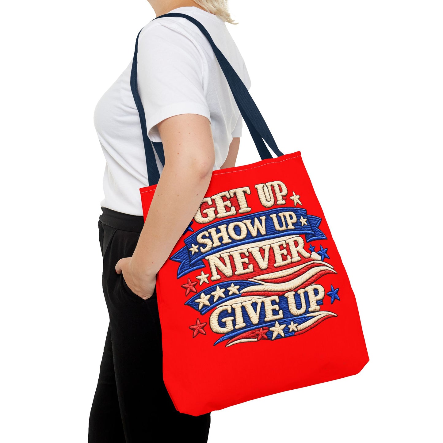 Patriotic 4th of July Tote Bag | Reusable American Pride Shopping Bag | USA Independence Day Beach, Grocery & Everyday Carry Tote