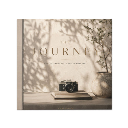 The Journey™ Premium Photo Book — Timeless Luxury Album for Family, Travel, Weddings & Memories