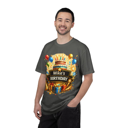Custom Name Birthday T-Shirt – Get Up Show Up Never Give Up