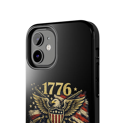 Patriotic 4th of July Tough Phone Case | Shockproof Protective Cover for iPhone & Samsung | USA Independence Day Design