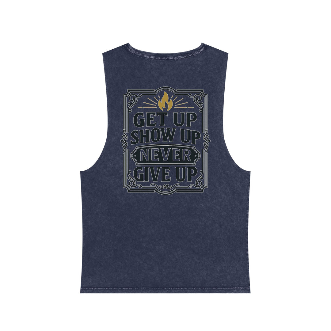 Built In Silence. Unleashed In Iron. Muscle tank
