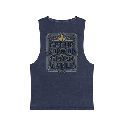 Built In Silence. Unleashed In Iron. Muscle tank