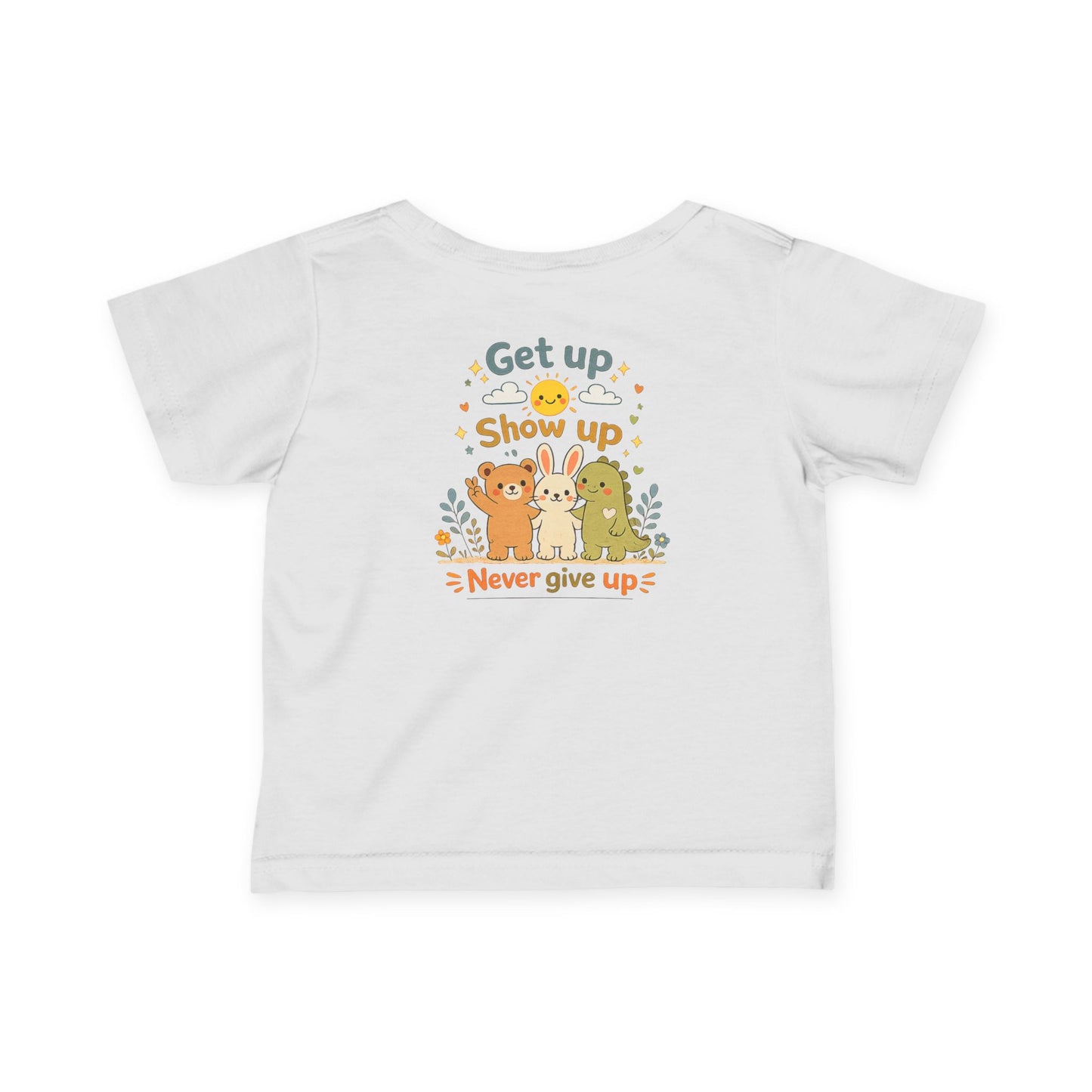 Infant Motivational Jersey T-Shirt | Soft Cotton Baby Graphic Tee | Inspirational Infant Shirt | Positive Message Baby Clothing | Cute Baby Outfit Gift