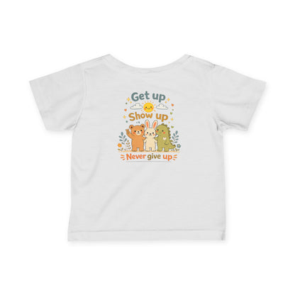 Infant Motivational Jersey T-Shirt | Soft Cotton Baby Graphic Tee | Inspirational Infant Shirt | Positive Message Baby Clothing | Cute Baby Outfit Gift