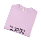 Custom Name & Age Birthday Crew T-Shirt – Personalized Group Shirt
